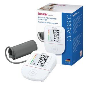 Beurer BM 23 Upper Arm Blood Pressure Monitor – Dual Power, Universal Cuff